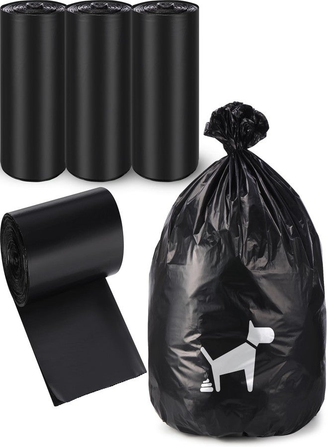 Weekgrat 150 Pcs Dog Waste Poop Bags Dog Large Leak Proof Bags 26"x 33" Pet Waste Station Can Liners Heavy Duty Pet Trash Bin Liner for Walking Poop Station Dispensers, 3 Rolls of 50(Black) - Image 1